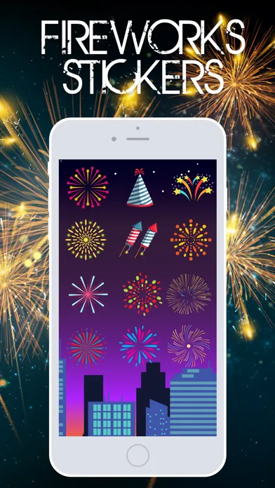 Fireworks Stickerss スクリーンショット