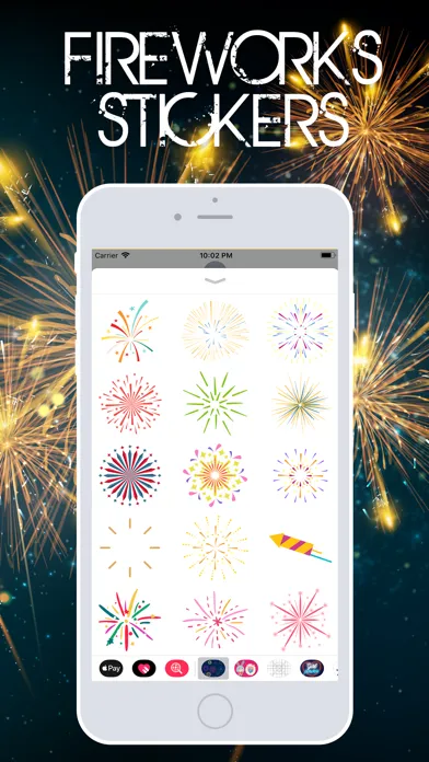 Fireworks Stickerss スクリーンショット