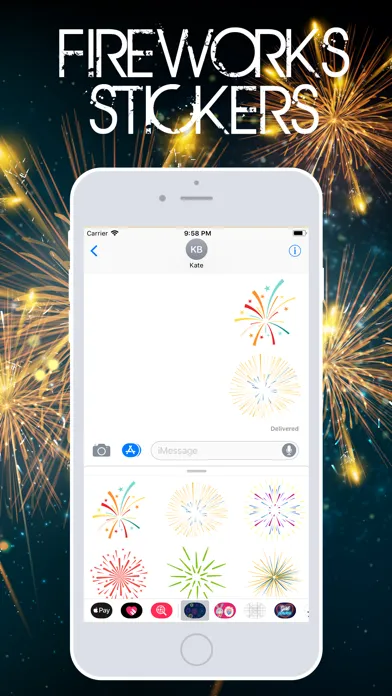Fireworks Stickerss スクリーンショット