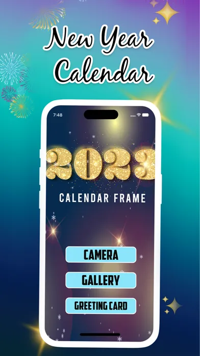 Tangkapan skrin New Year Calendar 2023