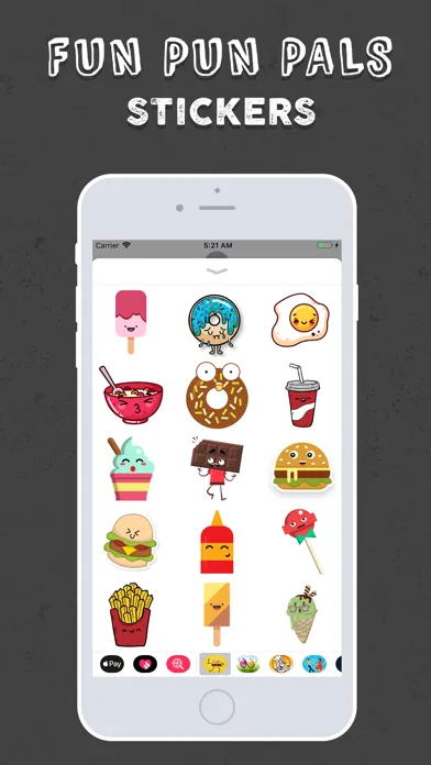 Capturas de pantalla de Fun Pun Pals Emojis