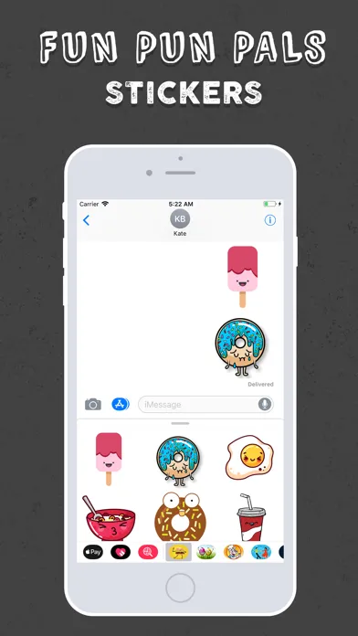 Capturas de pantalla de Fun Pun Pals Emojis