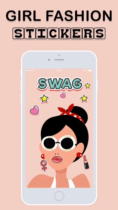 Girl Fashion Emojis應用截圖