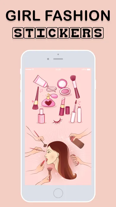 Girl Fashion Emojis應用截圖
