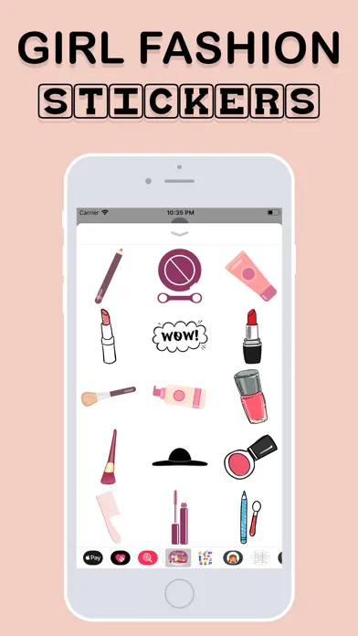 Girl Fashion Emojis應用截圖