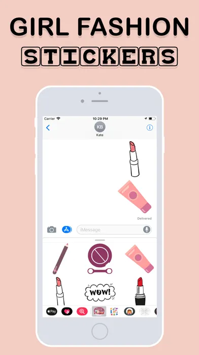 Girl Fashion Emojis應用截圖