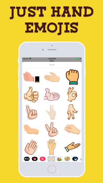 Zrzuty ekranu Just Hand Emojis