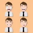 Men Expressions Stickers