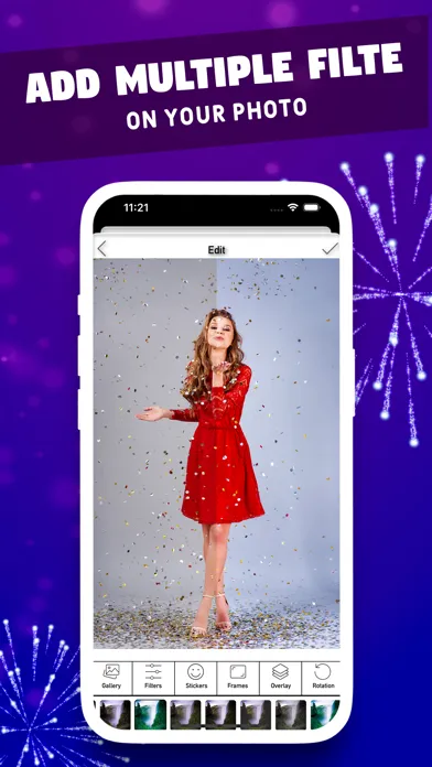 Скриншоты New Year Frames & Wallpapers