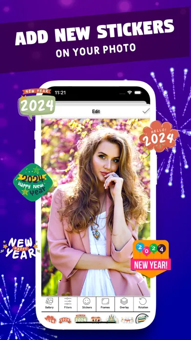 Скриншоты New Year Frames & Wallpapers