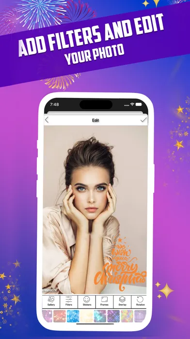 Скриншоты New Year Frames & Wallpapers