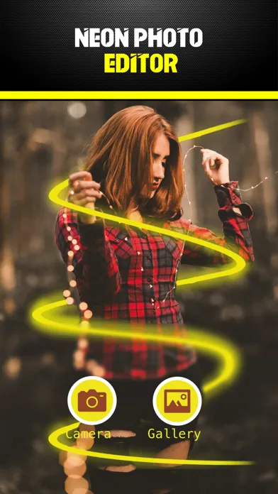 Tangkapan skrin Neon Photo Editor & Effects