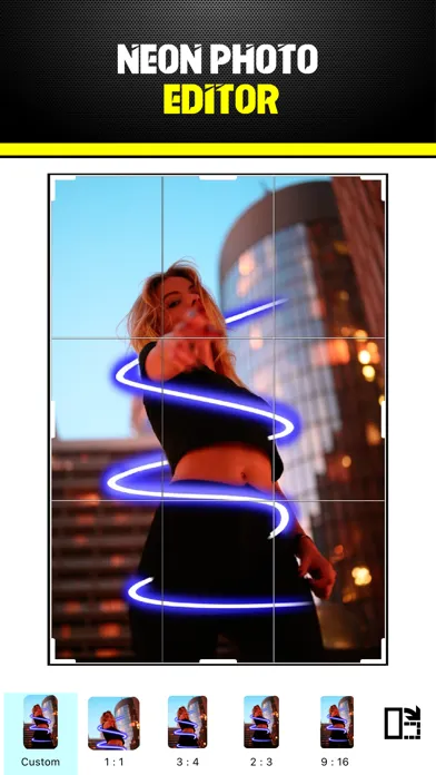Tangkapan skrin Neon Photo Editor & Effects