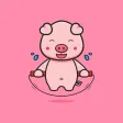 Adorable Piggy Pig Stickers