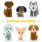 Cute Puppies Stickers!