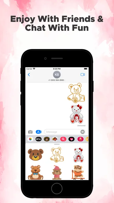 Скриншоты Teddy Bear Day Stickers