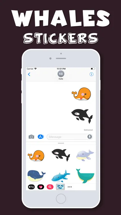 Zrzuty ekranu Whales Emojis