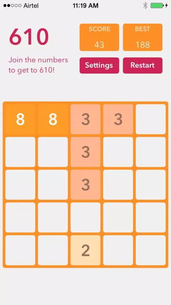 Captures d'écran de 2048 Classic !