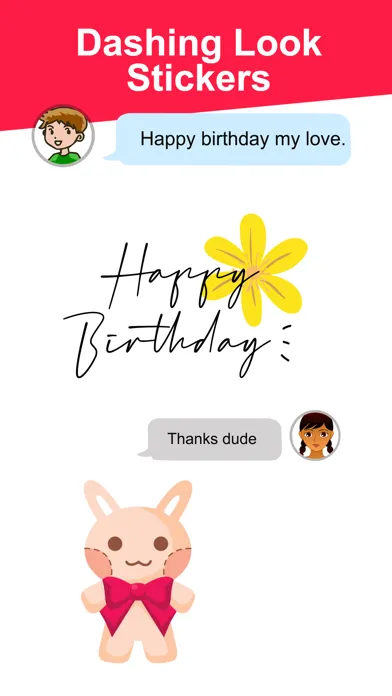 Animated Birthday Sticker Pack سکرین شاٹس