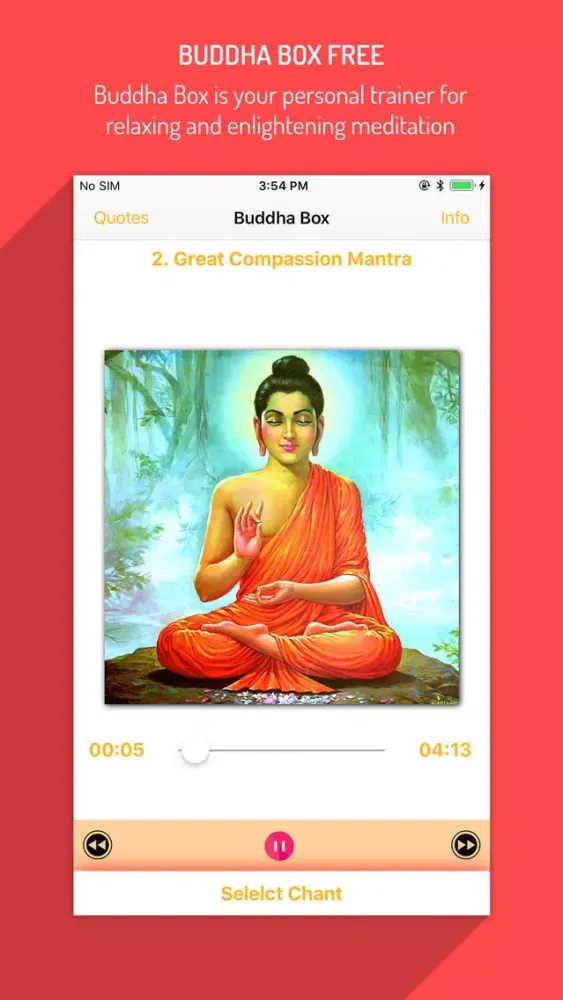 Tangkapan skrin Buddha Box & Buddhist Chants