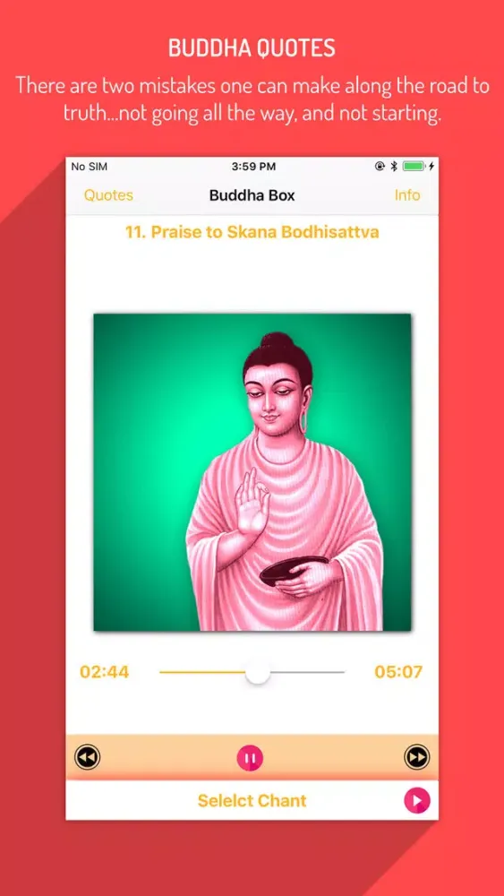 Tangkapan skrin Buddha Box & Buddhist Chants
