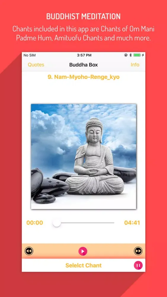 Tangkapan skrin Buddha Box & Buddhist Chants