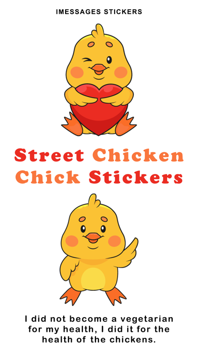 Captures d'écran de Street Chicken Chick Stickers