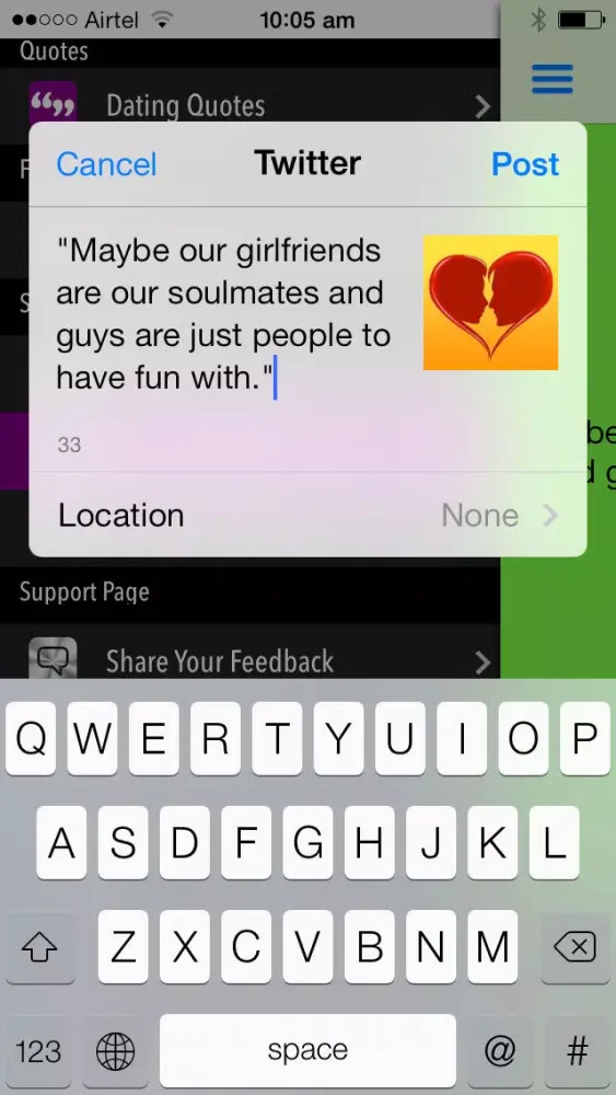 Dating Quotes Ekran Görüntüleri