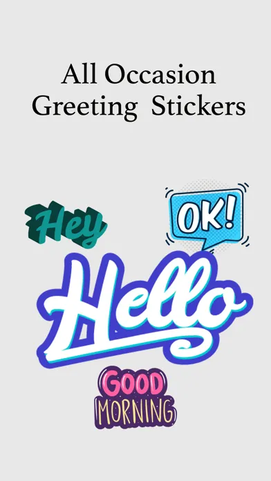 All Occasion Greetings Emoji's Screenshots