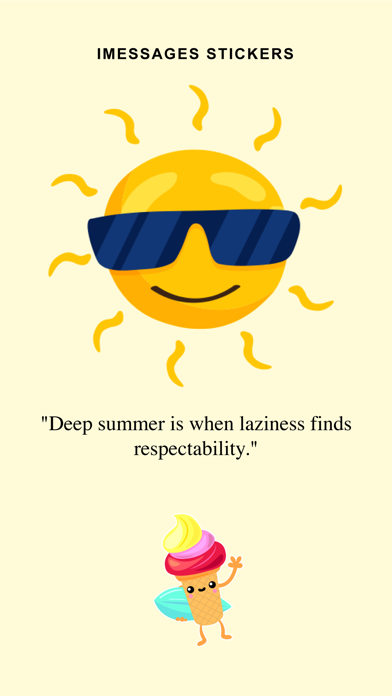 Capturas de tela do Hot Summer Stickers