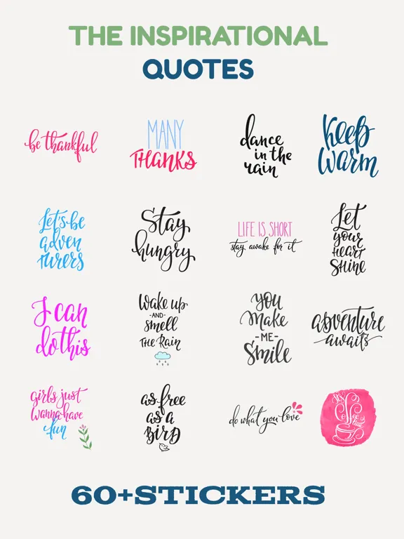 The Inspirational Quotes iPad  Ekran Görüntüleri