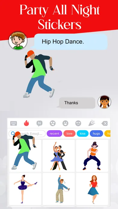Capturas de pantalla de Party All Night Stickers