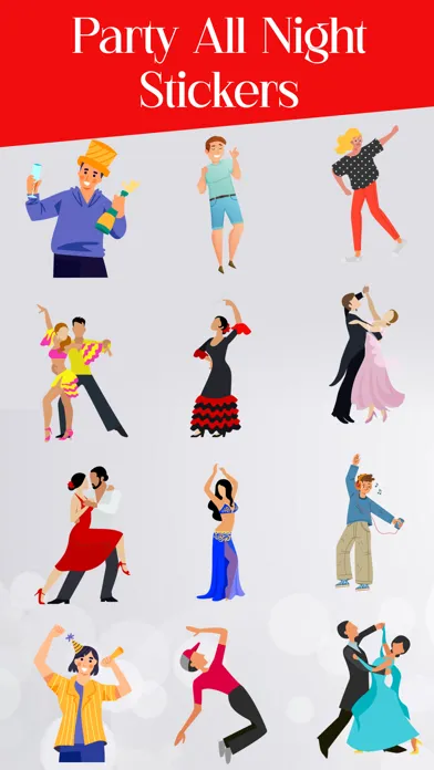 Capturas de pantalla de Party All Night Stickers