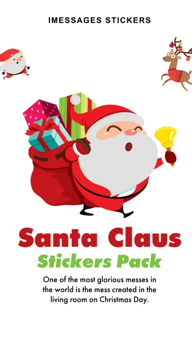 Capturas de tela do Santa Claus Stickers Pack!