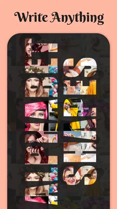 Capturas de tela do Shape Collage Editor