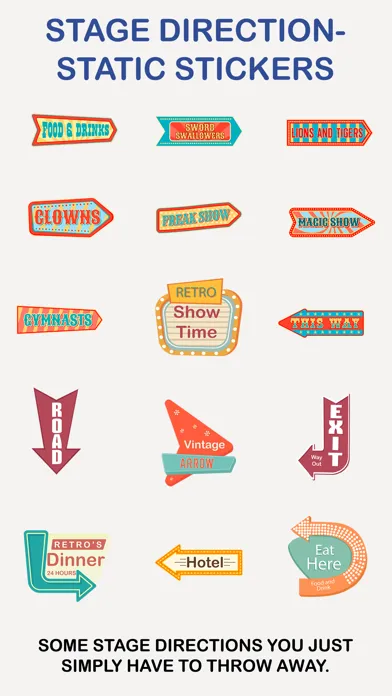 Screenshot di Stage Direction-Static Sticker