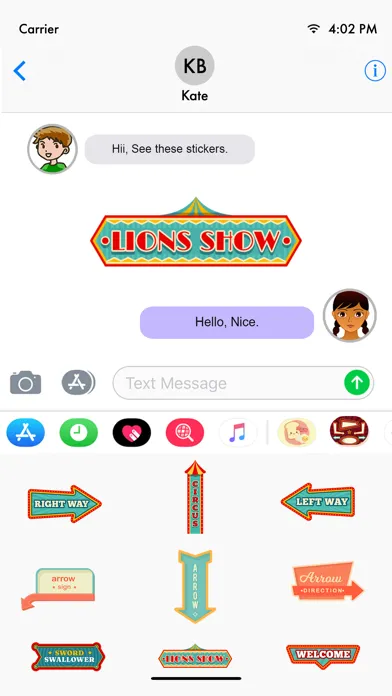 Screenshot di Stage Direction-Static Sticker