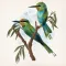 Watercolor Birds Stickers