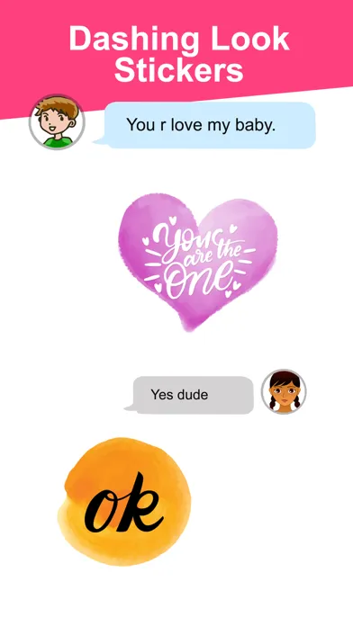 صور Watercolor - Text Stickers
