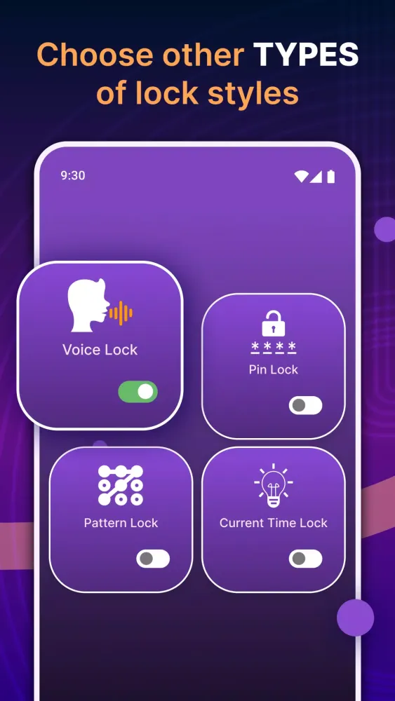 Voice Screen Lock Screenshots