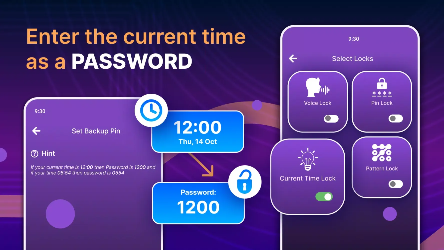 Voice Screen Lock Screenshots