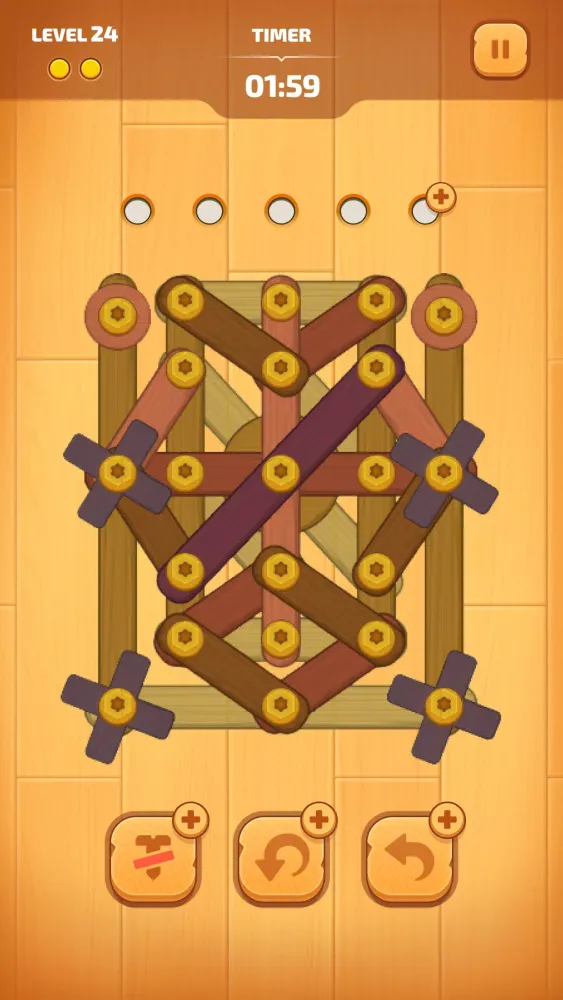 Screenshot di Awesome Bolts & Screws Puzzle