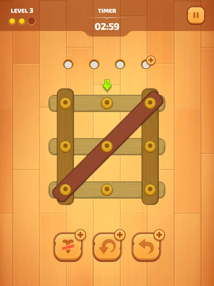 Screenshot di Awesome Bolts & Screws Puzzle