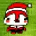 Cute Pixel Art Christmas Stickers