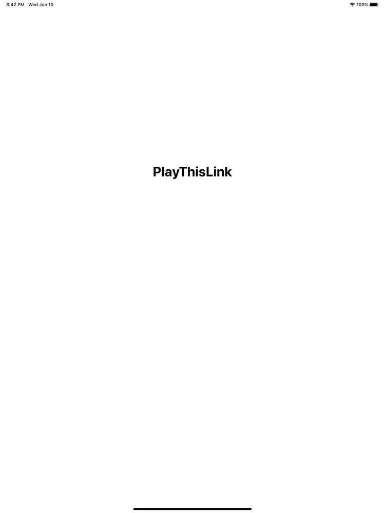 Screenshot di PlayThisLink iPad