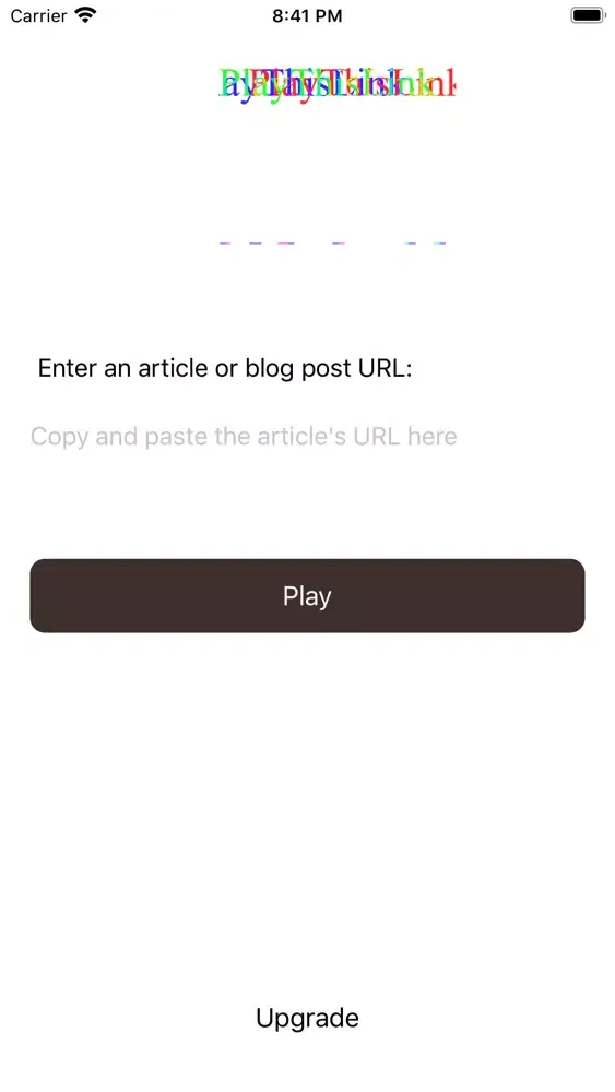 Screenshot di PlayThisLink