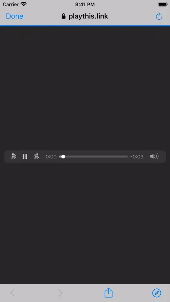 Screenshot di PlayThisLink