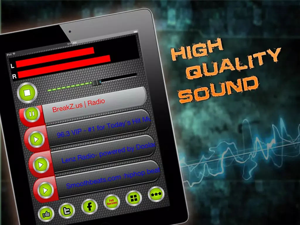 24H Hip Hop Radio iPad  Screenshots