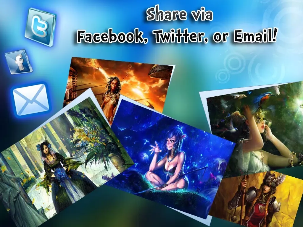 Capturas de tela do Fantasy Wallpaper √ iPad 