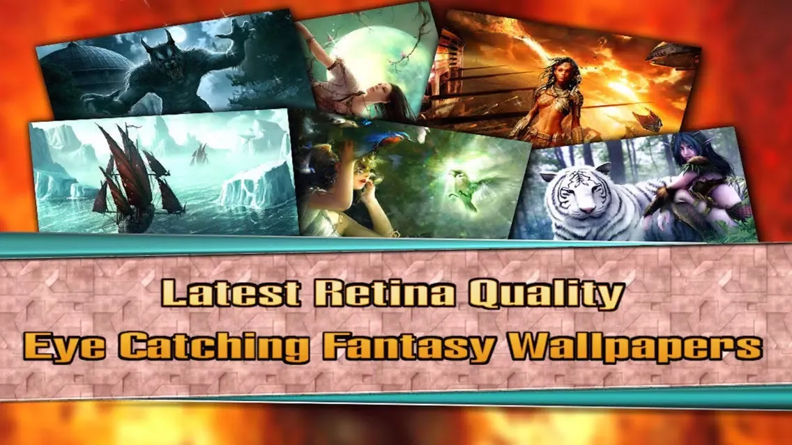 Capturas de tela do Fantasy Wallpaper √